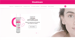 Desktop Screenshot of cicatricure.com.mx